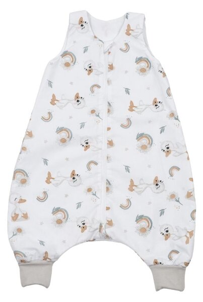Sac de dormit de vara cu picioare 6-18 luni Kidizi Ducky 0.5 tog, mansete transformabile in soseta