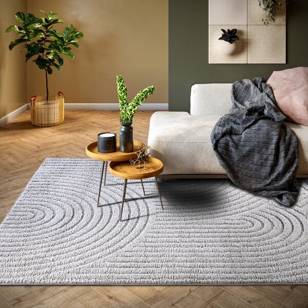Covor gri deschis 120x170 cm Panglao New York Light Grey – Elle Decoration