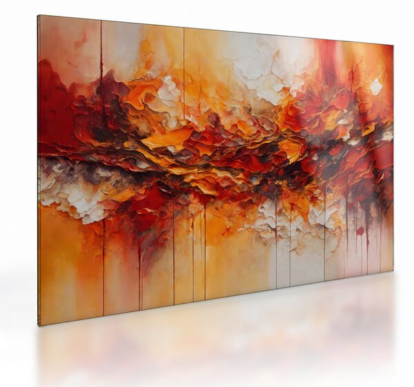 Tablou pe sticlă - Abstracție (70x50 cm)