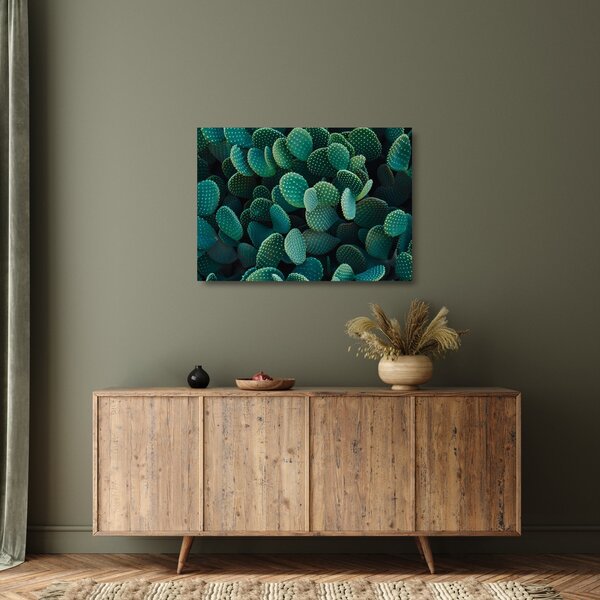 Tablou pe sticlă - Opuntia (70x50 cm)