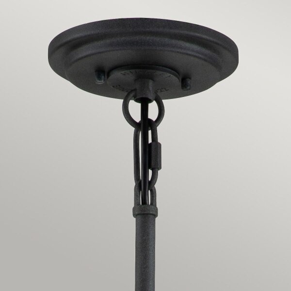 Quintiesse QN-SILAS-6P-DZ - Candelabru SILAS pe tijă, 6xE27/60W/230V, negru/auriu