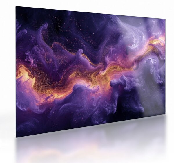 Tablou pe sticlă - Nebuloasa purpurie (70x50 cm)