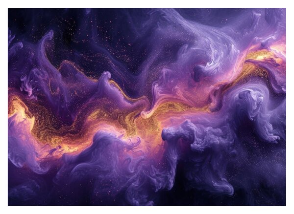 Tablou pe sticlă - Nebuloasa purpurie (70x50 cm)