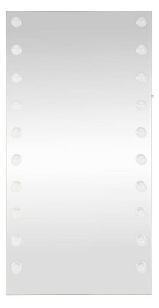 Oglinda PEARL, argintiu, cu iluminare LED, 87x170 cm