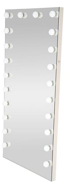 Oglinda PEARL, argintiu, cu iluminare LED, 87x170 cm