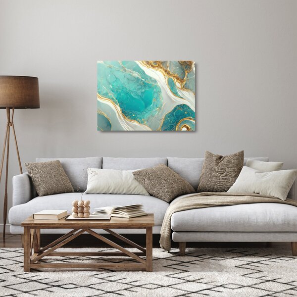 Tablou pe sticlă - Designul marmurei II. (70x50 cm)