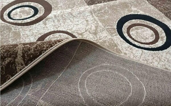 Covor Sufragerie Dormitor, Model Daffi 13058, Maro 60x110