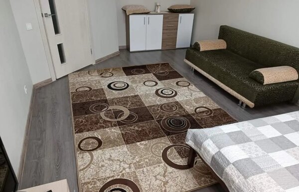 Traversa Hol, Model Daffi 13058 120, Festonata, Latime 120 cm, Maro Dreptunghi, Maro, 120 x 300