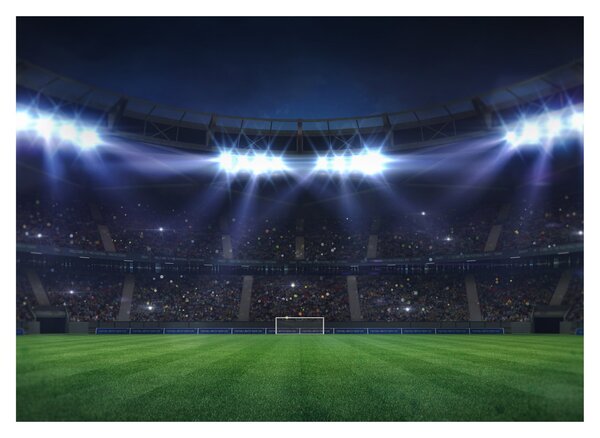 Tablou pe sticlă - Stadion de fotbal (70x50 cm)