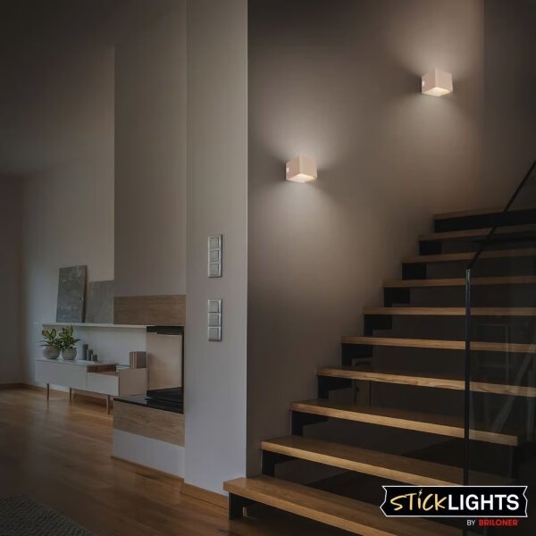 Briloner 3879011 - Lampă de perete LED reîncărcabilă cu senzor BORRA LED/1,5W/5V 3600 mAh bej