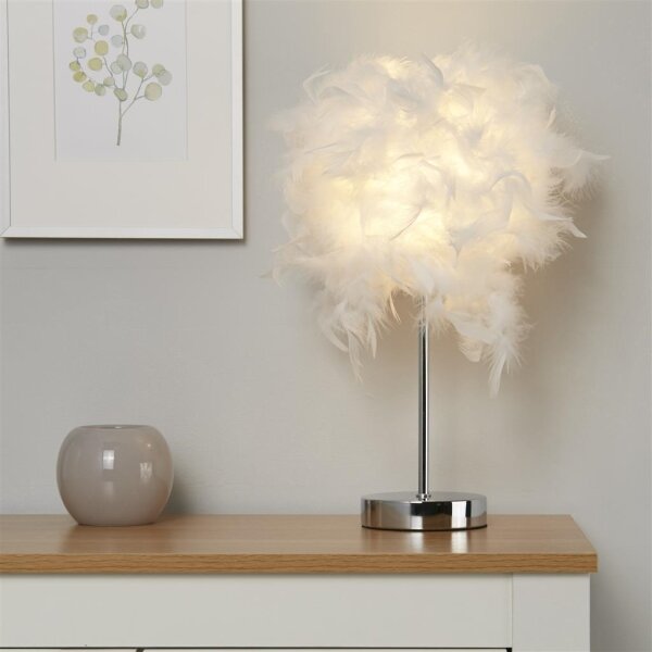 Lampă de masă HATTIE 1xE14/60W/230V - Searchlight EU60392CC