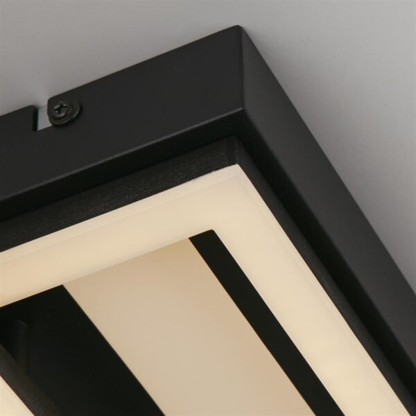 Searchlight 55624BK - Plafonieră LED dimerizabilă OVALOID LED/40W/230V 3000K 30x75 cm