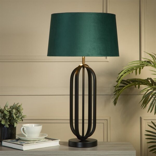 Searchlight EU91101EM - Lampă de masă CHIC, 1xE27/60W/230V, verde