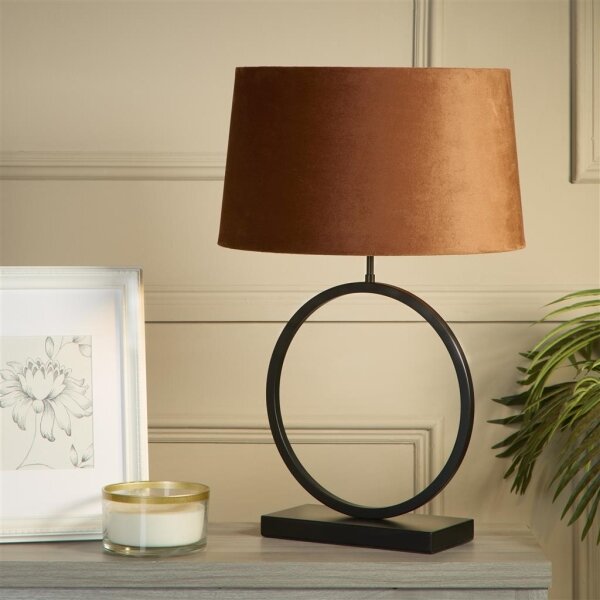 Searchlight EU93101OR - Lampă de masă ELEGANT, 1x E27/60W/230V, portocalie