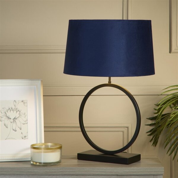 Searchlight EU93101AZ - Lampă de masă ELEGANT, 1xE27/60W/230V, albastră