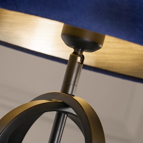 Searchlight EU91101AZ - Lampă de masă CHIC 1xE27/60W/230V, albastră
