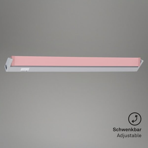 Brilo - Lampă LED sub dulap, 6W, 230V, 2700/4000/6500K, 54,5 cm, argintie