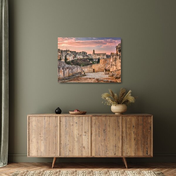 Tablou pe sticlă - Gravina în Puglia, Italia (70x50 cm)