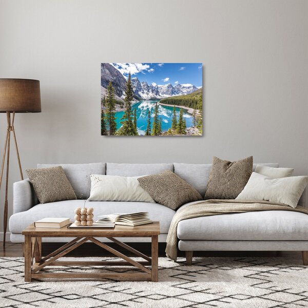 Tablou pe sticlă - Parcul Național Banff (70x50 cm)