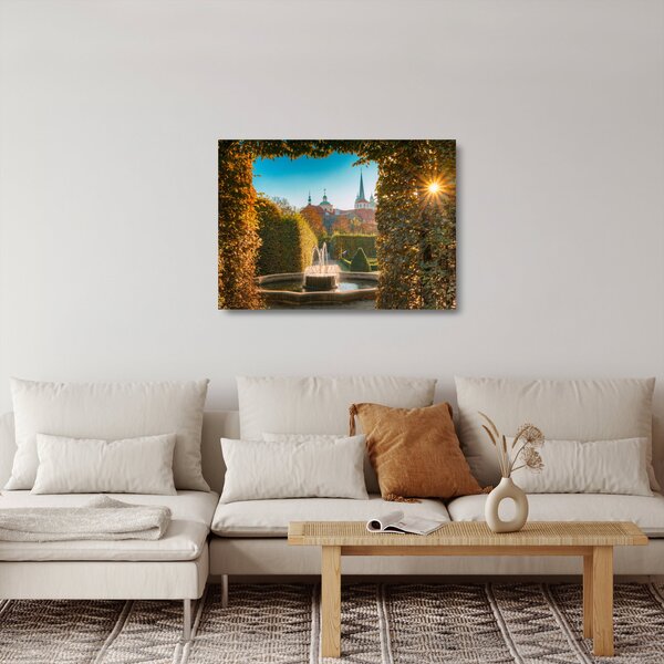 Tablou pe sticlă - Palatul Wallenstein (70x50 cm)