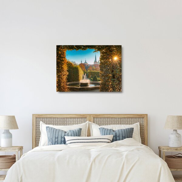 Tablou pe sticlă - Palatul Wallenstein (70x50 cm)