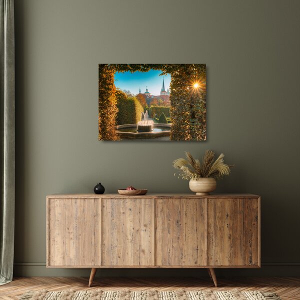 Tablou pe sticlă - Palatul Wallenstein (70x50 cm)