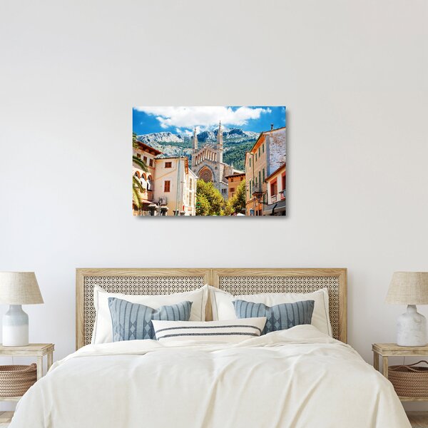 Tablou pe sticlă - Sóller, Mallorca (70x50 cm)