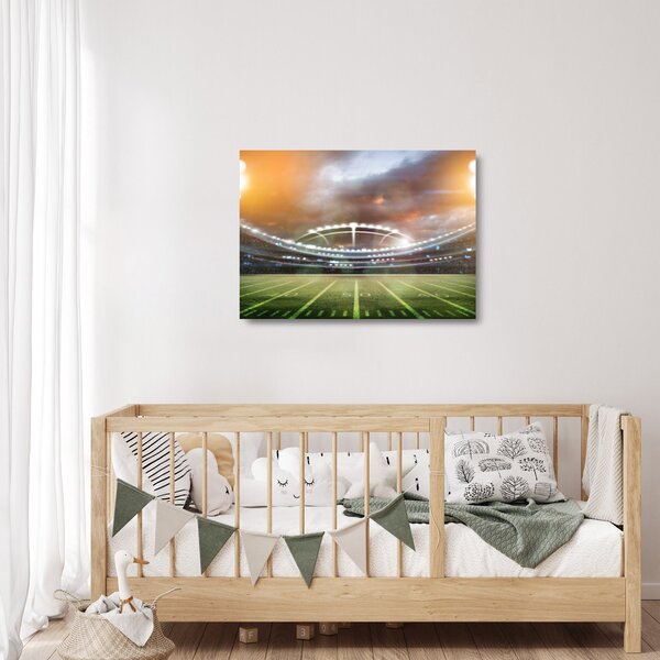 Tablou pe sticlă - Stadion (70x50 cm)