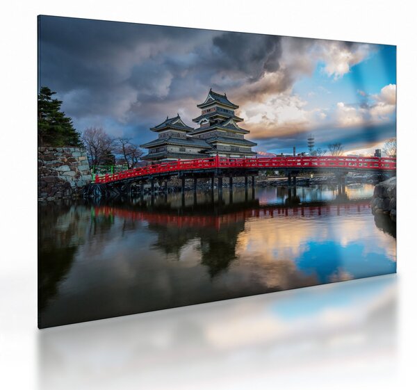 Tablou pe sticlă - Japonia (70x50 cm)