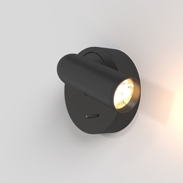 Aplică LED Maytoni C038WL-L3B3K MIRAX LED/3W/230V 3000K negru