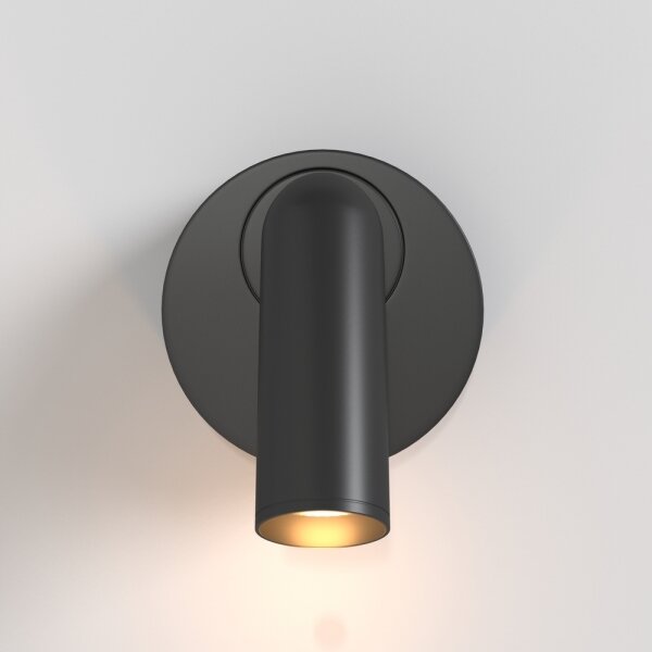 Aplică LED Maytoni C038WL-L3B3K MIRAX LED/3W/230V 3000K negru