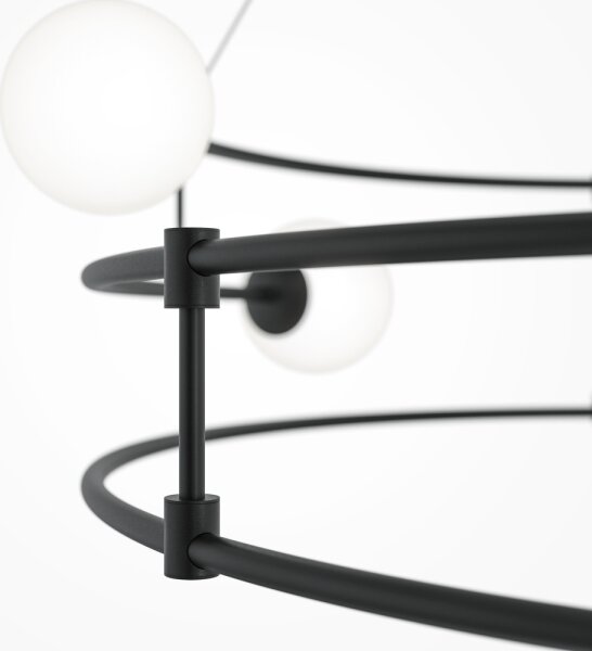Lustră pe cablu Maytoni MOD317PL-06B BALANCE 6xG9/40W/230V negru