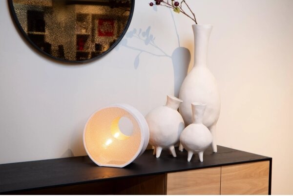 Lampă de masă Lucide 10517/01/38 LOXIA 1xE14/40W/230V alb