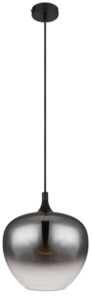Lustră pe cablu MAXY 1xE27/60W/230V negru Globo 15548H1