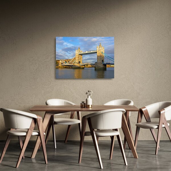 Tablou pe sticlă - Tower Bridge (70x50 cm)