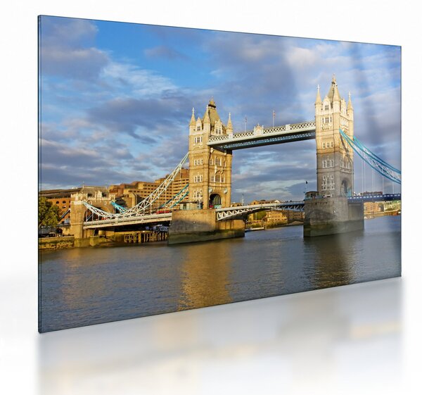 Tablou pe sticlă - Tower Bridge (70x50 cm)