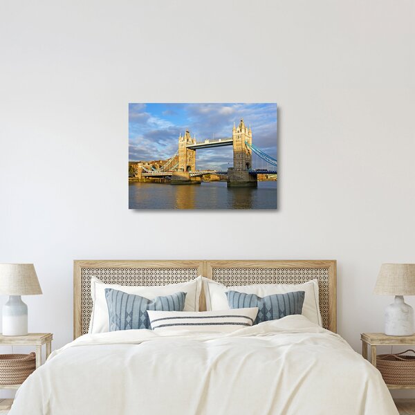 Tablou pe sticlă - Tower Bridge (70x50 cm)