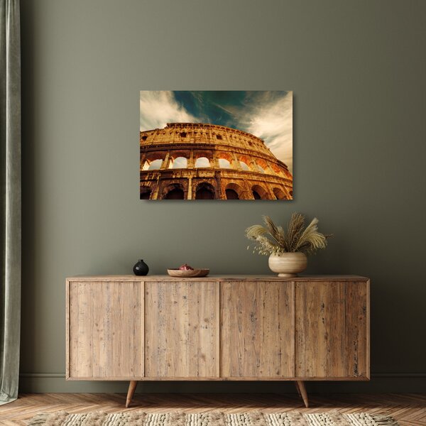 Tablou pe sticlă - Colosseum roman (70x50 cm)