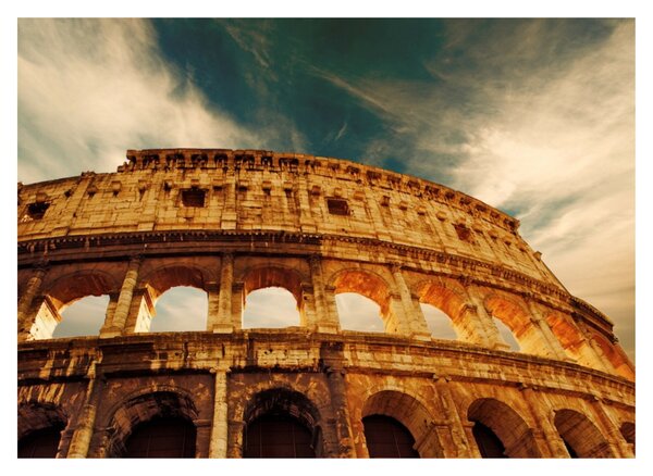Tablou pe sticlă - Colosseum roman (70x50 cm)