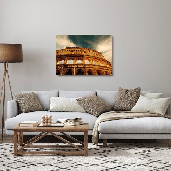 Tablou pe sticlă - Colosseum roman (70x50 cm)