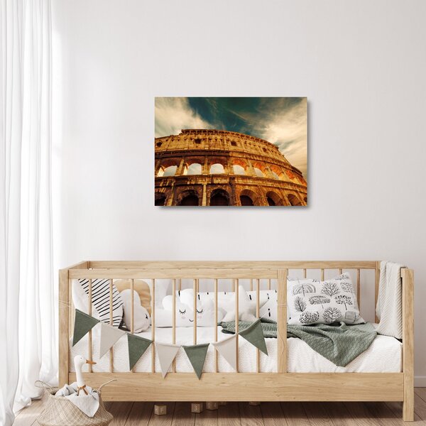 Tablou pe sticlă - Colosseum roman (70x50 cm)