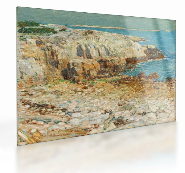 Tablou pe sticlă - Childe Hassam, A North East Headland, reproducere (70x50 cm)