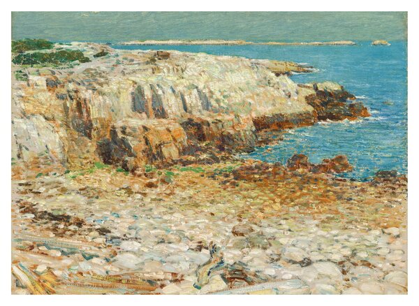 Tablou pe sticlă - Childe Hassam, A North East Headland, reproducere (70x50 cm)