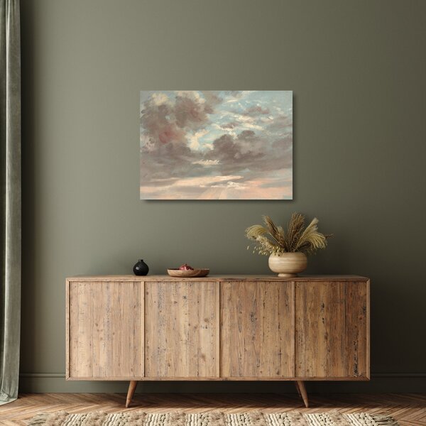 Tablou pe sticlă - John Constable, Cloud Study Stormy Sunset, reproducere (70x50 cm)