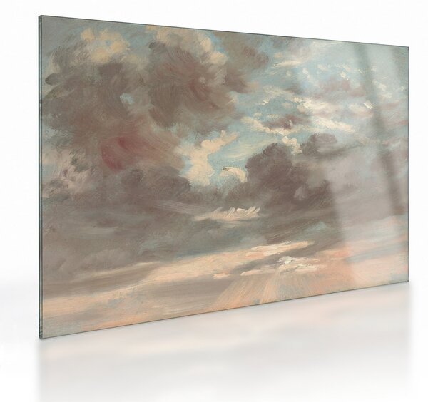 Tablou pe sticlă - John Constable, Cloud Study Stormy Sunset, reproducere (70x50 cm)