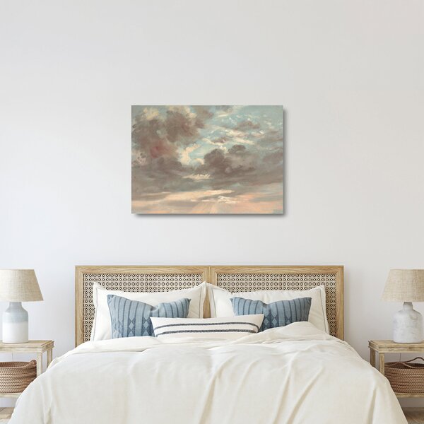 Tablou pe sticlă - John Constable, Cloud Study Stormy Sunset, reproducere (70x50 cm)