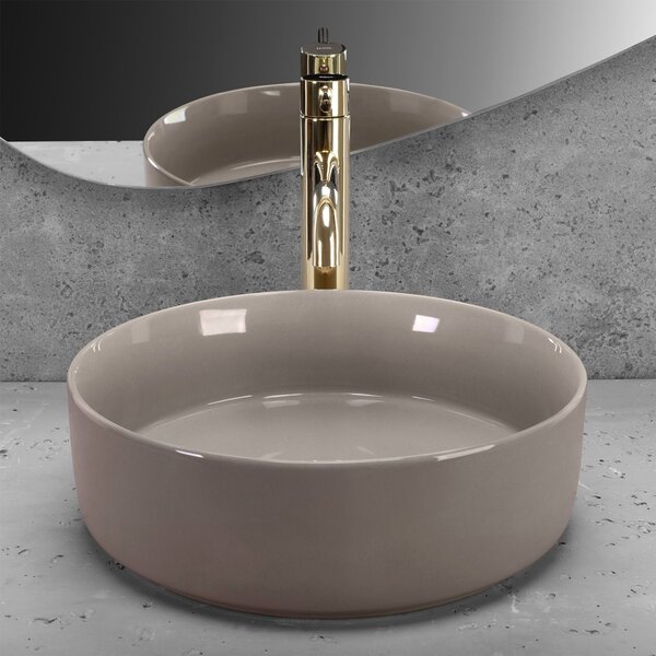 Lavoar pe blat Rea Sami Beige Shiny
