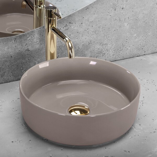 Lavoar pe blat Rea Sami Beige Shiny