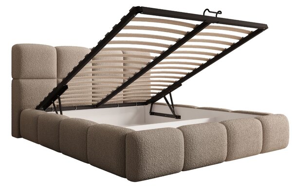 Pat tip bubble cu spațiu de depozitare Merida (140/160/180/200x200 cm)