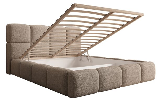 Pat tip bubble cu spațiu de depozitare Merida (140/160/180/200x200 cm)